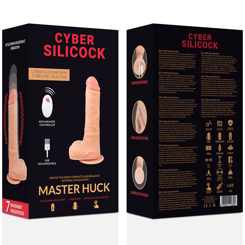CYBER SILICOCK - REMOTE CONTROL REALISTIC MASTER HUCK 20.9 CM -O- 4 CM thumb 7