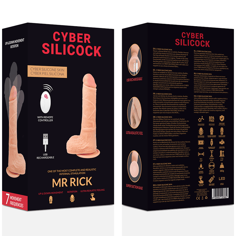 CYBER SILICOCK - REMOTE CONTROL REALISTIC MR RICK 20.9 CM -O- 4 CM thumb 7