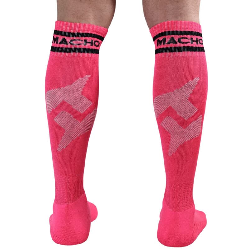 MACHO - LONG SOCKS ONE SIZE PINK thumb 3