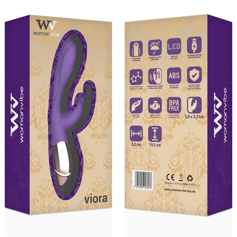 WOMANVIBE - VIORA SILICONE RECHARGEABLE VIBRATOR thumb 6