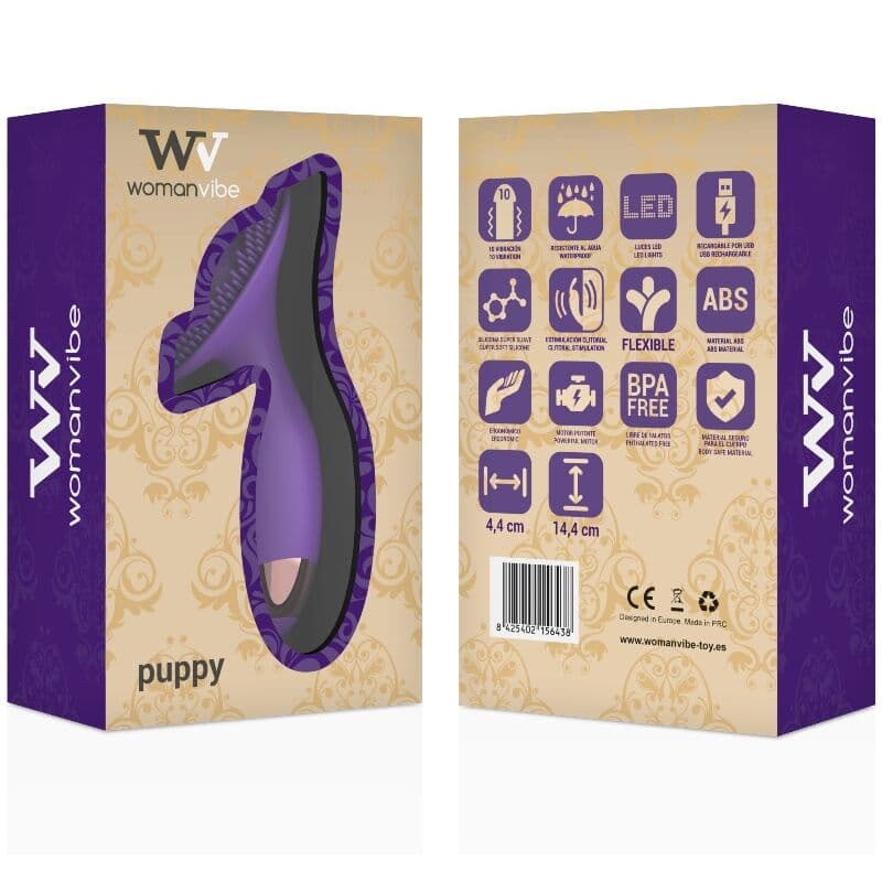 WOMANVIBE - PUPPY STIMULATOR RECHARGEABLE SILICONE thumb 2