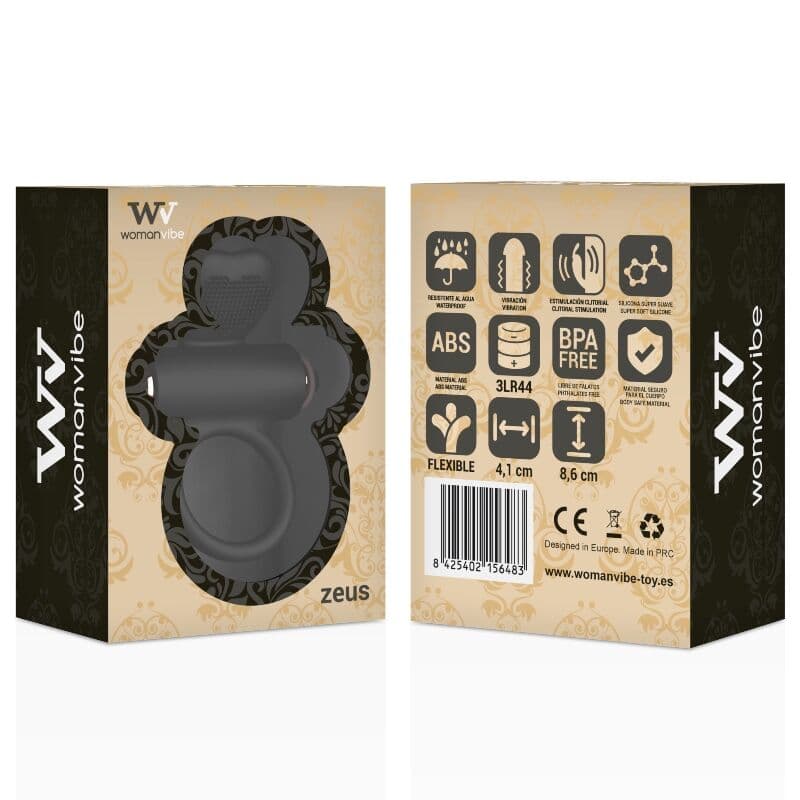 WOMANVIBE - ZEUS SILICONE VIBRATOR RING thumb 2