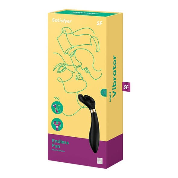 SATISFYER - ENDLESS FUN MULTI VIBRATOR 3 BLACK thumb 2