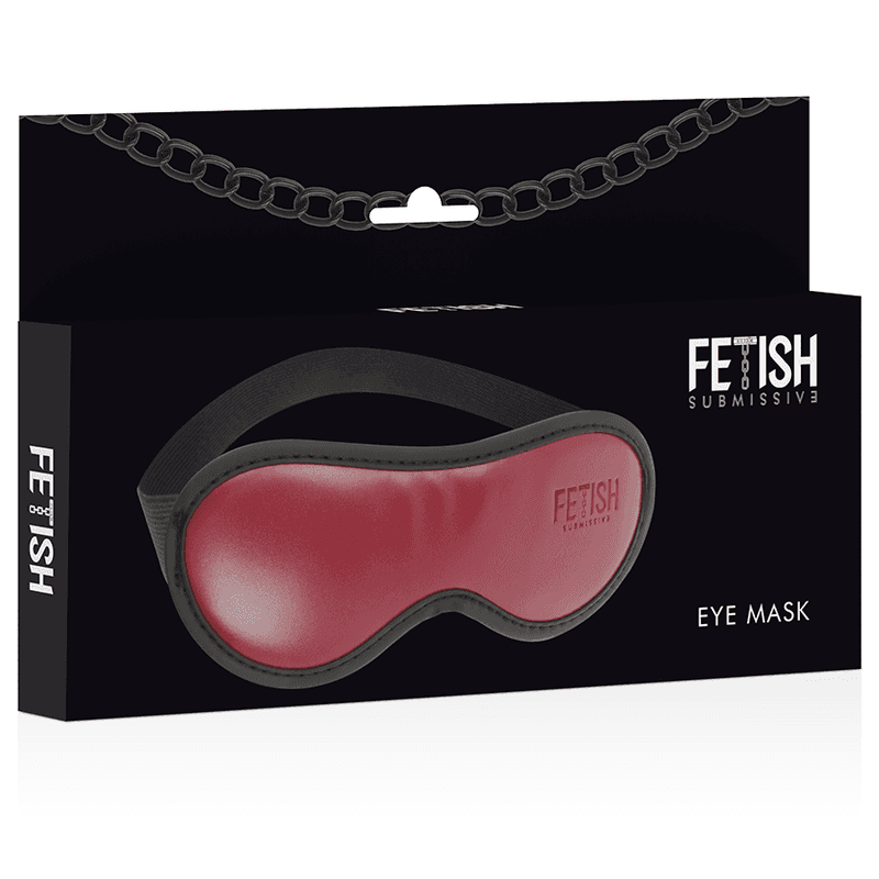 FETISH SUBMISSIVE DARK ROOM - VEGAN LEATHER MASK WITH NEOPRENE LINING thumb 4