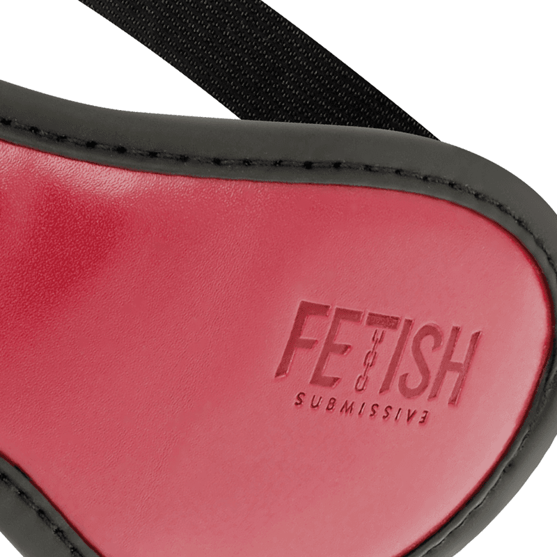 FETISH SUBMISSIVE DARK ROOM - VEGAN LEATHER MASK WITH NEOPRENE LINING thumb 3