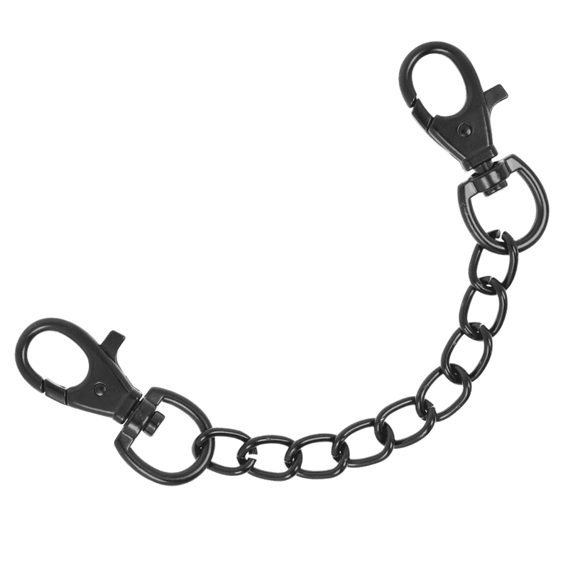 FETISH SUBMISSIVE DARK ROOM - VEGAN LEATHER ANKLE HANDCUFFS WITH NEOPRENE LINING thumb 3