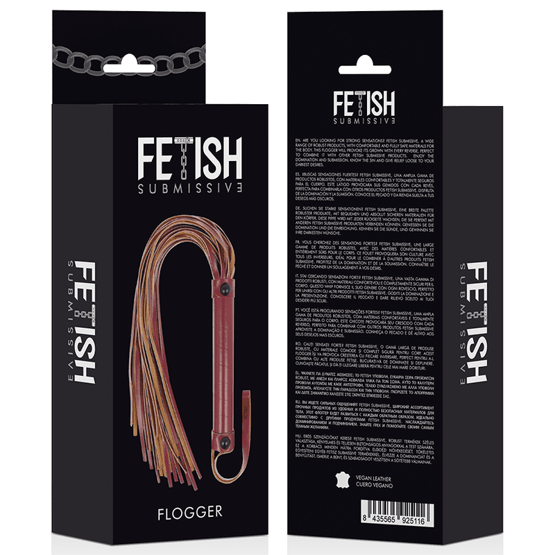 FETISH SUBMISSIVE DARK ROOM - VEGAN LEATHER WHIP thumb 5