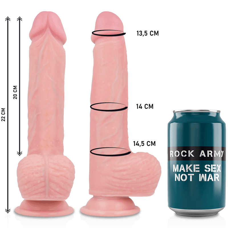 ROCKARMY - HARNESS + LIQUID SILICONE VIBRATOR PREMIUM APACHE REMOTE CONTROL 20.5 CM -O- 4.62 CM thumb 4