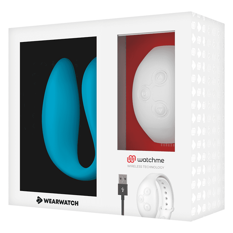 WEARWATCH - WATCHME DUAL TECHNOLOGY VIBRATOR INDIGO/SNOW thumb 5