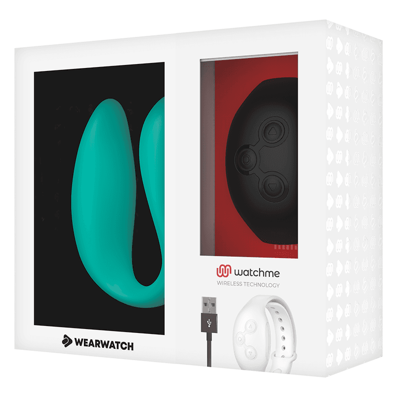 WEARWATCH - DUAL TECHNOLOGY VIBRATOR WATCHME AQUAMARINE / JET thumb 6