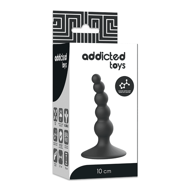 ADDICTED TOYS - ANAL SEXUAL PLUG 10 CM BLACK thumb 5