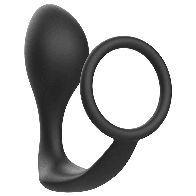 ADDICTED TOYS - ANAL PLUG WITH BLACK SILICONE RING thumb 3