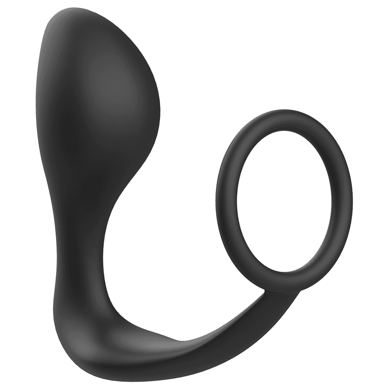 ADDICTED TOYS - ANAL PLUG WITH BLACK SILICONE RING thumb 2