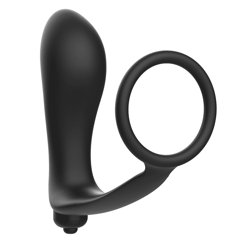 ADDICTED TOYS - VIBRATORY ANAL PLUG WITH PENIS RING thumb 2