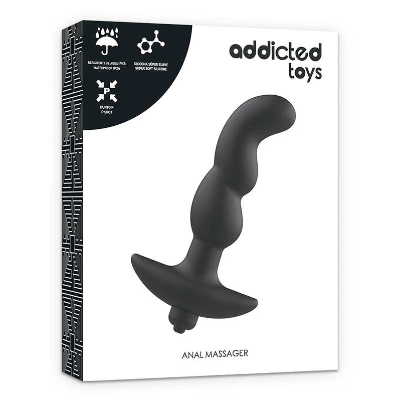 ADDICTED TOYS - ANAL MASSAGER WITH BLACK VIBRATION MODEL 2 thumb 5