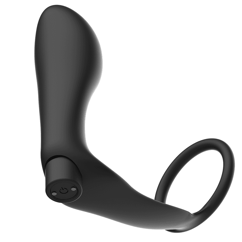 ADDICTED TOYS - PENIS RING WITH REMOTE CONTROL ANAL PLUG BLACK RECHARGEABLE thumb 5