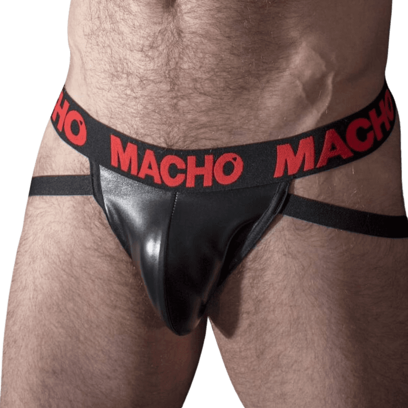 MACHO - MX25RC JOCK RED LEATHER M