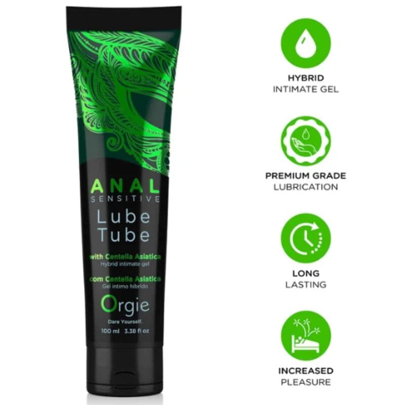 ORGIE - LUBE TUBE ANAL SENSITIVE HYBRID INTIMATE GEL FOR ANAL SEX 100 ML